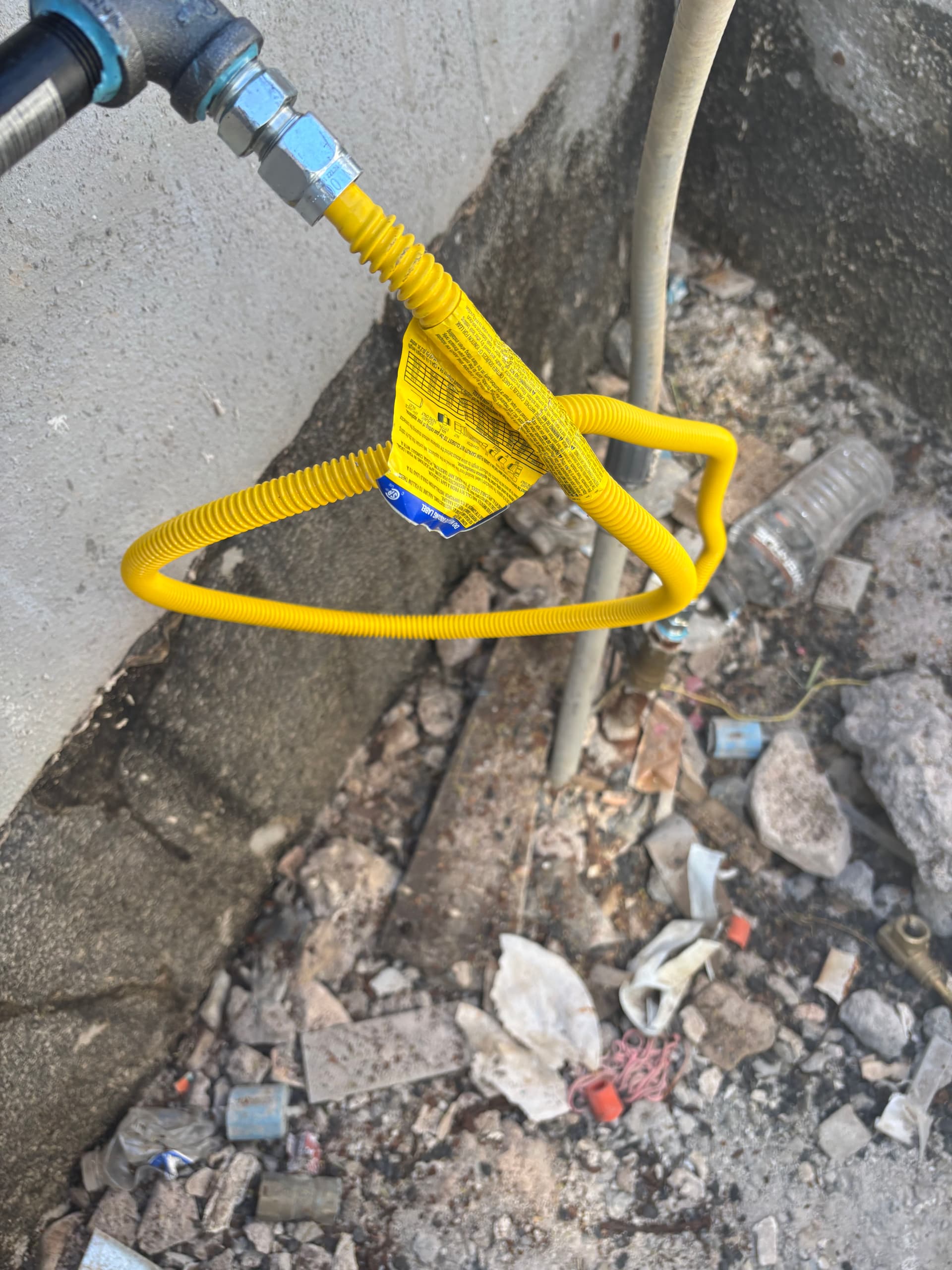 Gallery photos for Outdoor Fire Feature Gas Line Installation and Interior Repair: Image #2