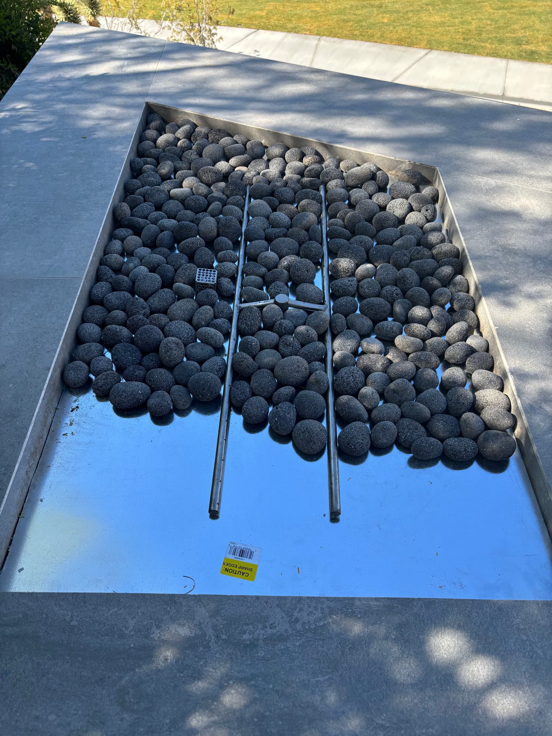Gallery photos for Outdoor Fire Feature Gas Line Installation and Interior Repair: Image #1