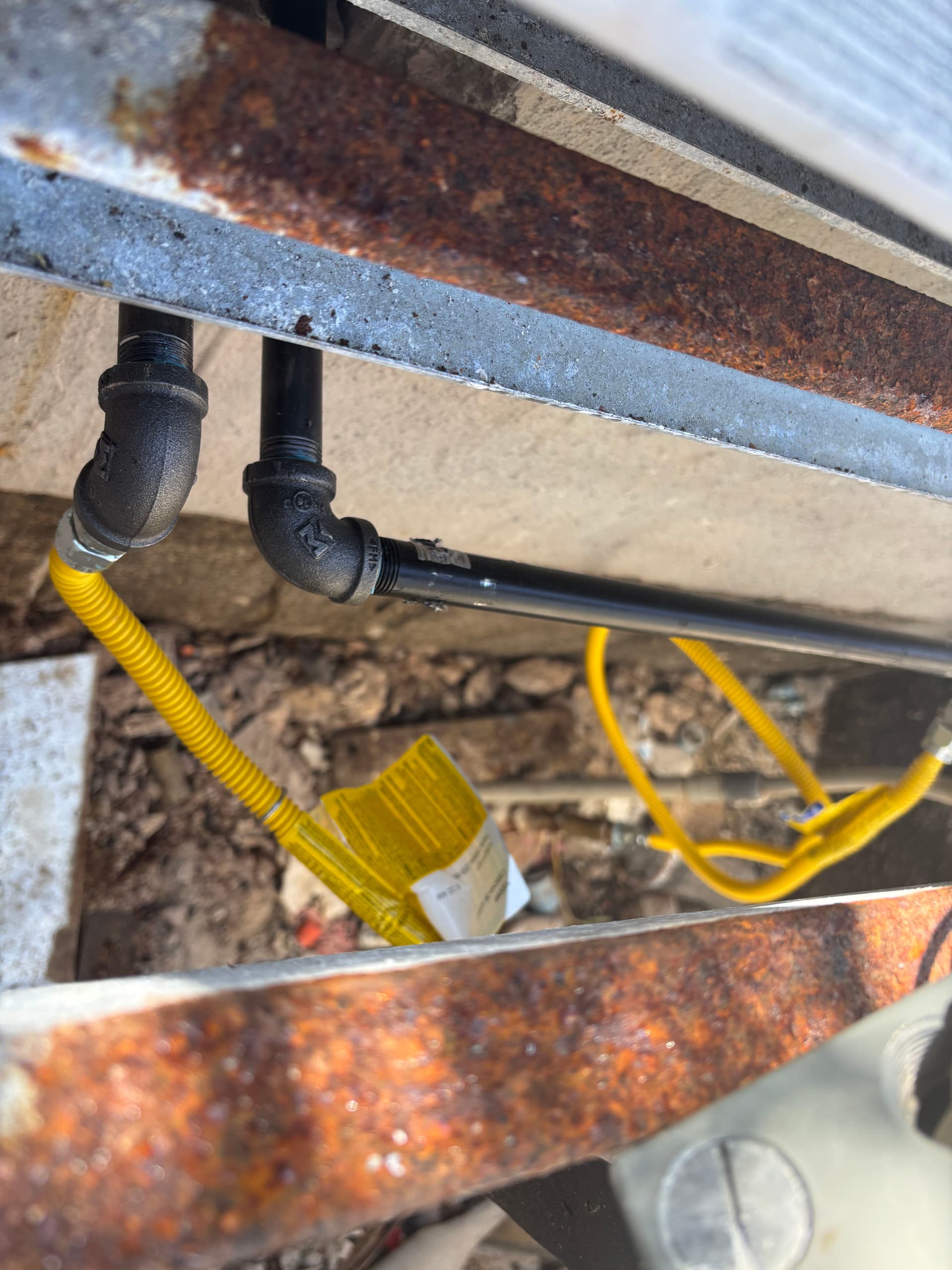 Gallery photos for Outdoor Fire Feature Gas Line Installation and Interior Repair: Image #3