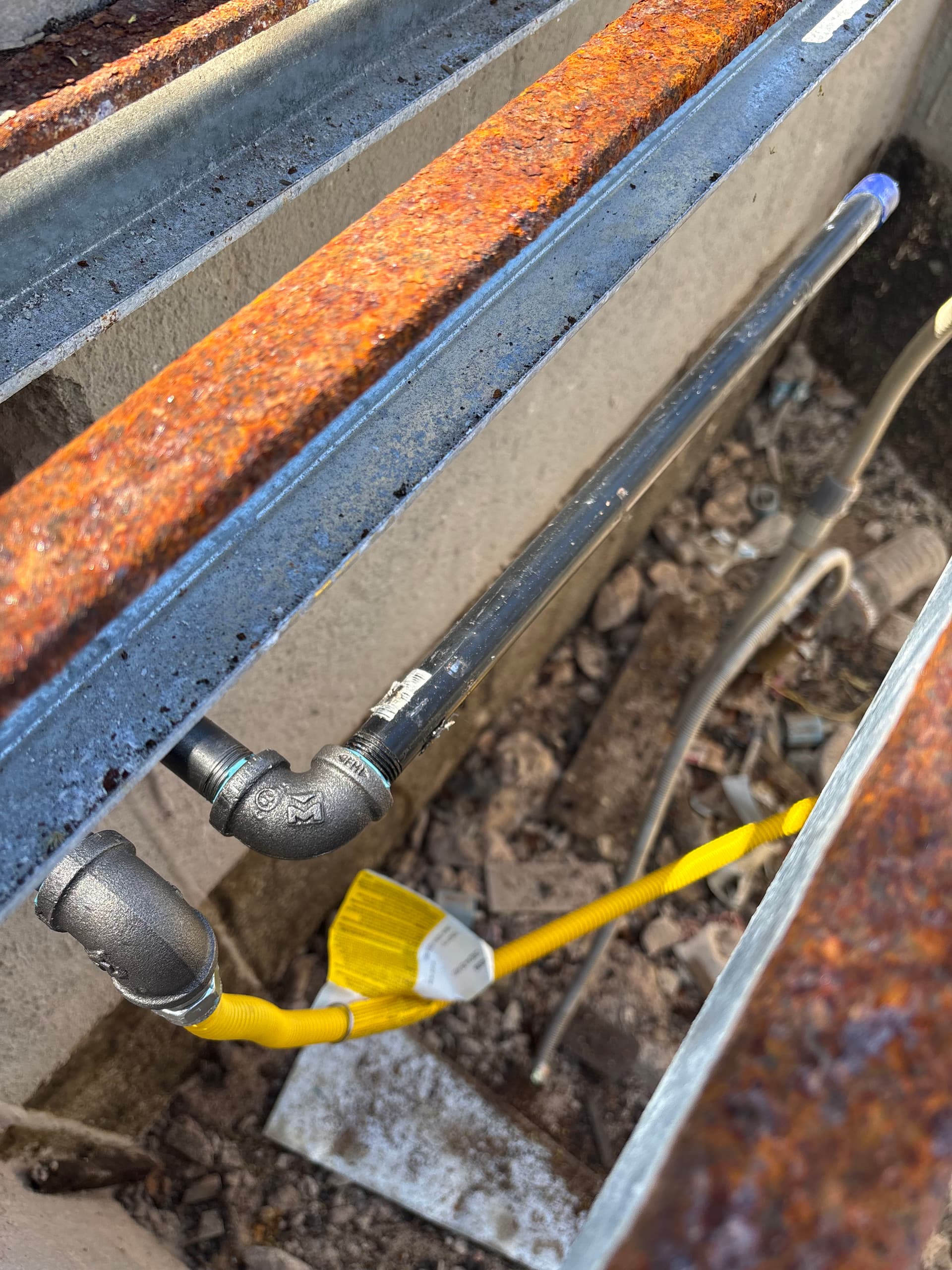 Gallery photos for Outdoor Fire Feature Gas Line Installation and Interior Repair: Image #4