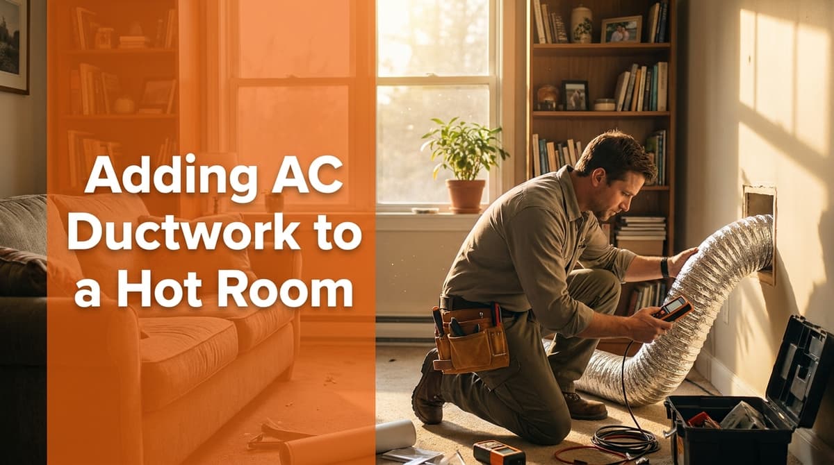 Blog post Adding AC Ductwork to a Hot Room: What to Expect image