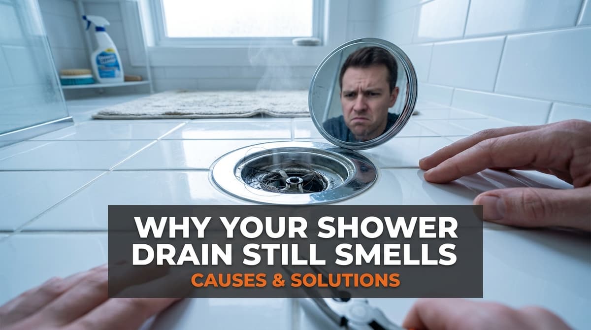 Why Your Shower Drain Still Smells After Cleaning image