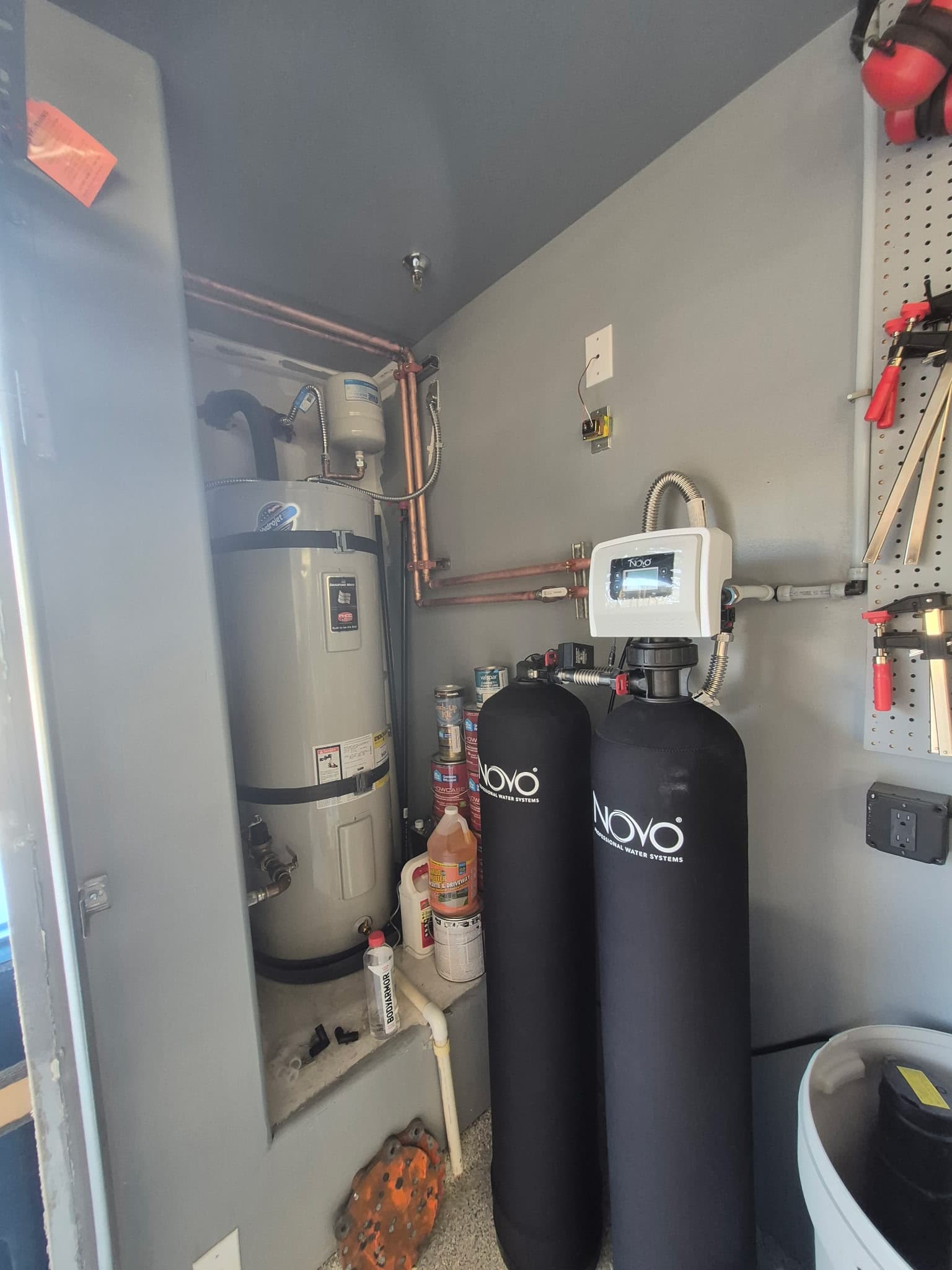 Bradford White Water Heater and Novo Whole-Home Filtration Install in Las Vegas image