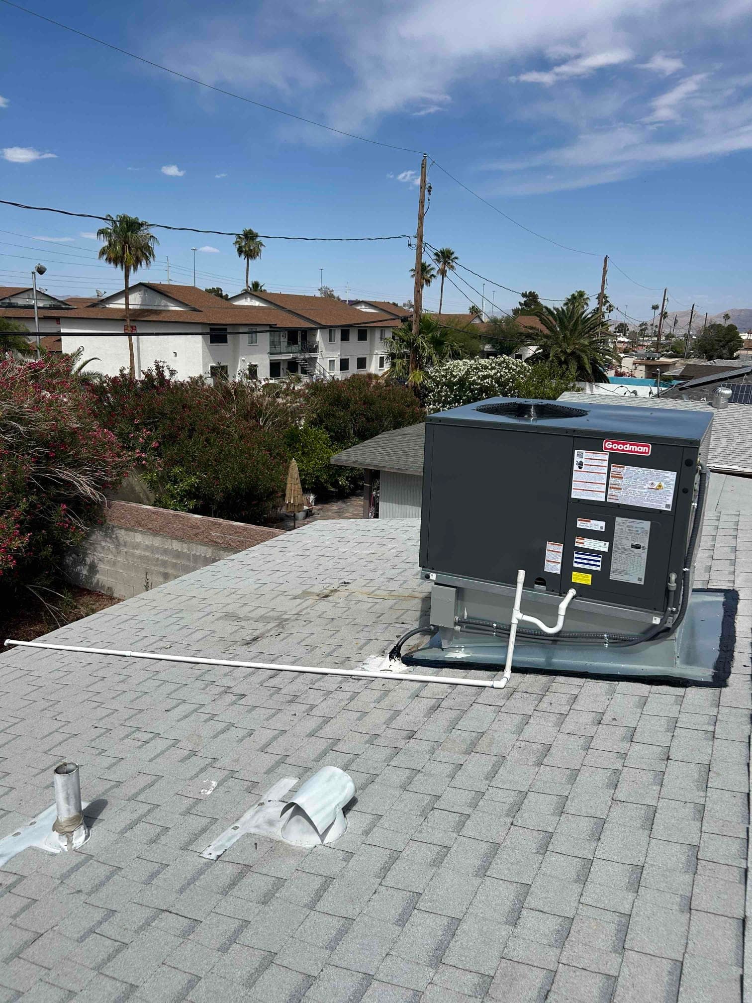 Gallery photos for New Goodman Package Unit Installed and Ready for Summer: Image #2