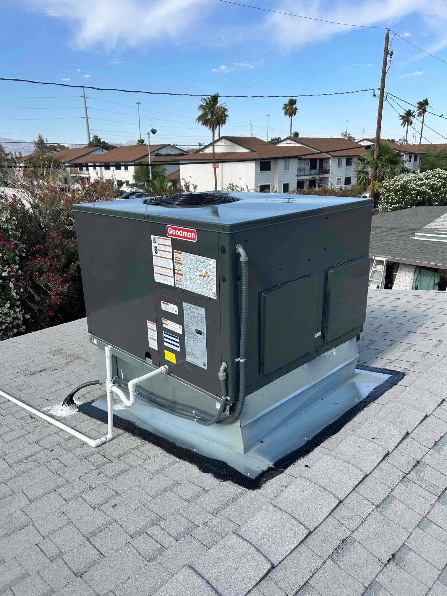 New Goodman Package Unit Installed and Ready for Summer image